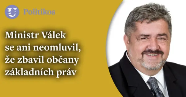Michael Canov /STAN/ 2. díl: Ministr Válek se ani neomluvil, že zbavil občany základních práv
