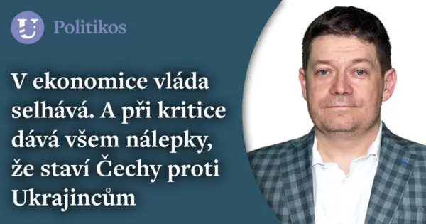 Patrik Nacher /ANO/ 1. díl: V ekonomice vláda selhává. A při kritice dává všem nálepky, že staví Čechy proti Ukrajincům