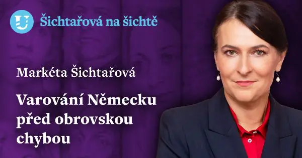 Markéta Šichtařová: Varování Německu před obrovskou chybou