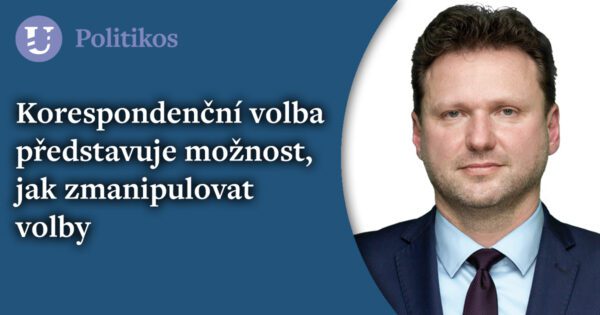 Radek Vondráček /ANO/ 2. díl: Korespondenční volba představuje možnost, jak zmanipulovat volby