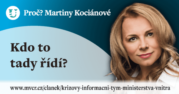 Proč? Martiny Kociánové: Kdo to tady řídí?