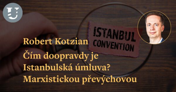 Robert Kotzian: Čím doopravdy je Istanbulská úmluva? Marxistickou převýchovou